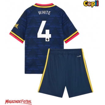 Arsenal Ben White #4 Echipament de Fotbal Replică 2026-27 Copii Deplasare (+ Șorturi)